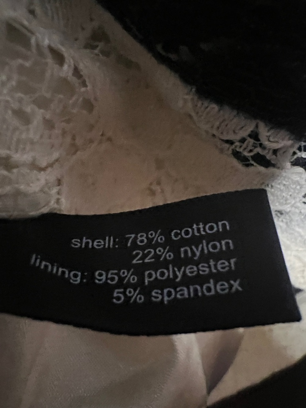 The Limited Striped Lace Pencil Skirt in White and Navy - Picture 3 of 4